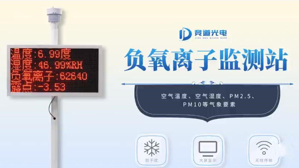 負氧離子監測系統介紹